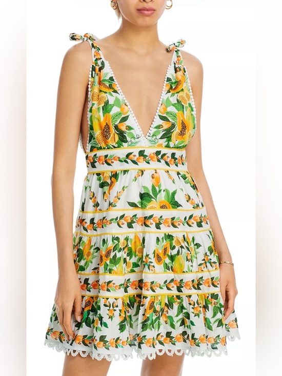FARM Rio Dresses & Skirts - FARM Rio Papaya Salad Scarf Dress
